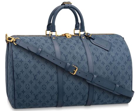 louis vuitton duffle bag blue|authentic louis vuitton duffle bag.